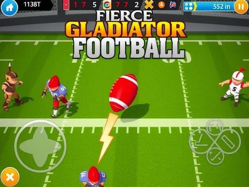 Fierce Gladiator Football Gameplay Action